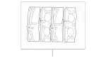 9004200200 - : Brake Pad Front for Mercedes-Benz Image