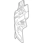 FL3Z1A484A - Body: Shield for Ford: F-150 Image