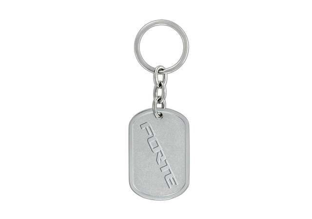 UE090AY721 - Keychain: Key Chain - Dog Tag With Textured Background for Kia Image