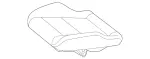 20791035309E43 - : Seat Cushion for Mercedes-Benz Image