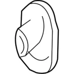 6L2Z3D677BA - Steering: Seal for Ford: Explorer, Explorer Sport Trac | Mercury: Mountaineer Image