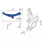 LX6Z3079H - : Lower Control Arm for Ford: Maverick Image