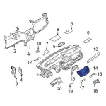 JK2Z6104644AE - : Center Bezel for Ford: Transit-150, Transit-250, Transit-350, Transit-350 HD Image