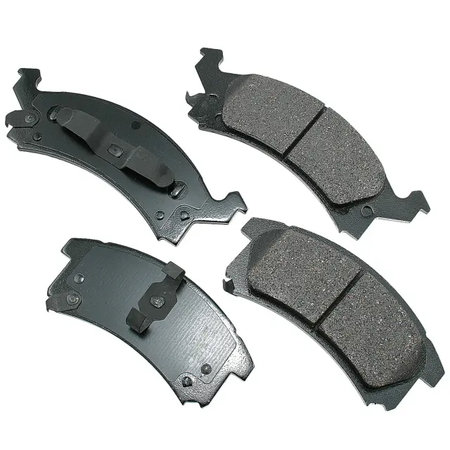 ACT673 - Brake: Akebono ProACT Ultra Premium Ceramic Disc Brake Pad Kit for AKEBONO Image