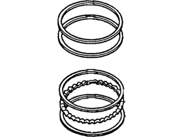 4F1Z6148CA - Engine: Piston Ring Set for Ford: Aerostar, Ranger, Taurus | Mercury: Sable Image