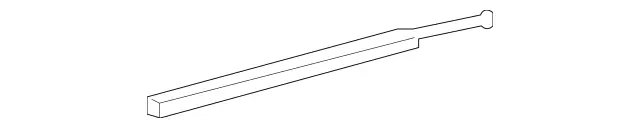 213780430064 - Sliding Sunroof: Hinge, Wind Deflector for Mercedes-Benz: 180b, E300, E350, E43 AMG, E53 AMG, E63 AMG S, EQB 250+, EQB 300, EQB 350, GLA250, GLA35 AMG, GLA45 AMG, GLB250, GLB35 AMG Image image