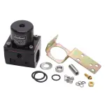 174023 - : EFI Fuel Pressure Regulator -10 AN (180 GPH) in Black Finish for Edelbrock Image