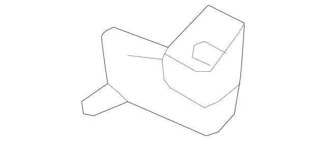 2518311046 - Body: Rear Duct for Mercedes-Benz Image