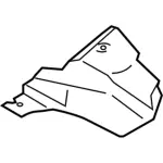 FR3Z7646813A - : 2015-2024 Ford Mustang - Package Tray Reinforcement for Ford: Mustang Image