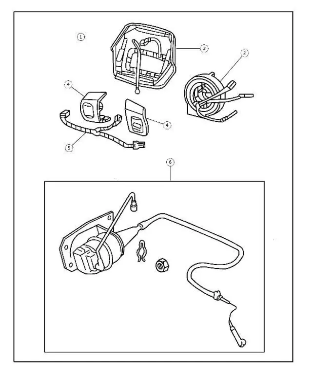 56007531AD - : Speed Control Switch, Left for Mopar Image