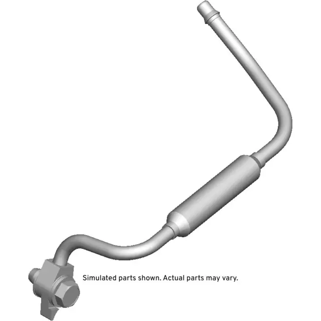 12621876 - : Passenger Side Turbocharger Coolant Return Pipe for GM Image