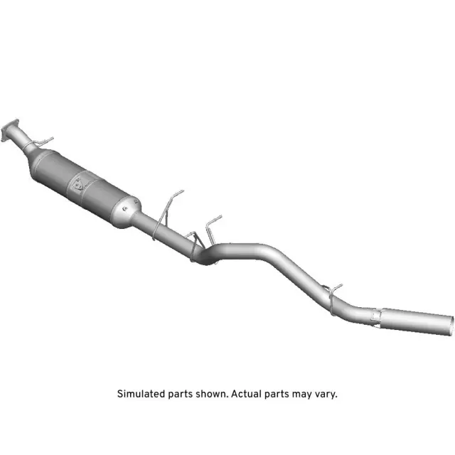 22896368 - : Particulate Filter with Pipes, Vaporizer, Cooler, Flange, Hangers, Reducer, Reinforcements, and Label for Chevrolet: Silverado 2500 HD, Silverado 3500 HD | GMC: Sierra 2500 HD, Sierra 3500 HD Image