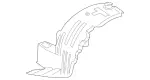 9076842802 - : Ft Fender Liner for Mercedes-Benz Image