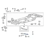 MB3Z7E063B - Body: Plate for Ford: Bronco Image