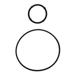 ES73197 - : Engine Oil Filter Adapter Seal Set for FEL-PRO Image