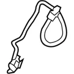 DA8Z14D202B - : 2013-2019 Ford Flex - Cable for Ford: Flex Image