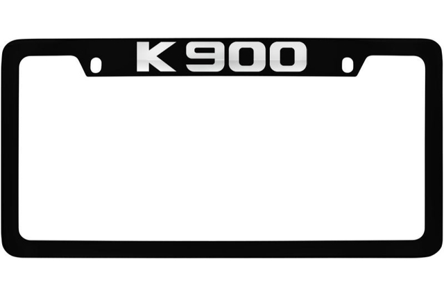 UR014AY002KH - Exterior: License Plate Frame - Chrome - Upper Logo for Kia: K5, K900, Rio Image