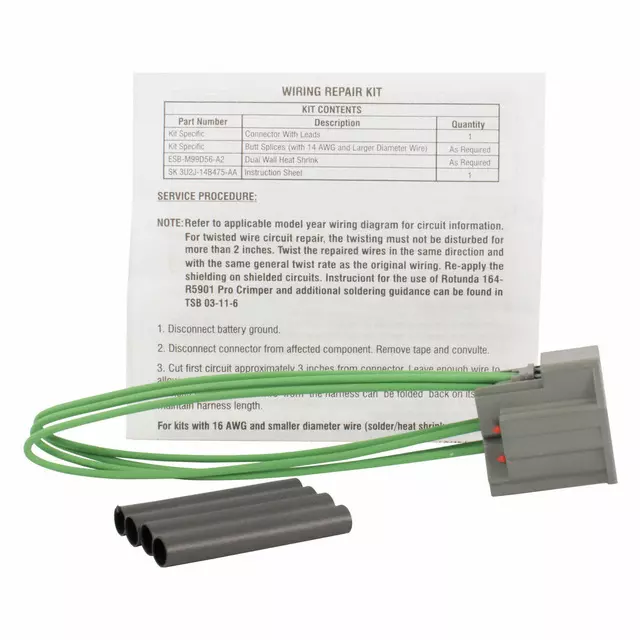 9U2Z14S411ADB - : Wire Assembly for Ford Image