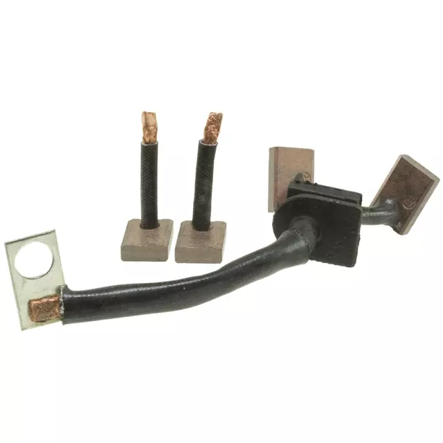 E765 - Electrical, Charging and Starting: Starter Brush for Dodge: Colt, Raider, Ram 50 | Mitsubishi: 3000GT, Cordia, Diamante, Eclipse, Expo, Expo LRV, Galant, Mighty Max, Mirage, Montero, Sigma, Tredia | Nissan: 240SX, Pulsar NX, Sentra, Stanza | Subaru: XT Image