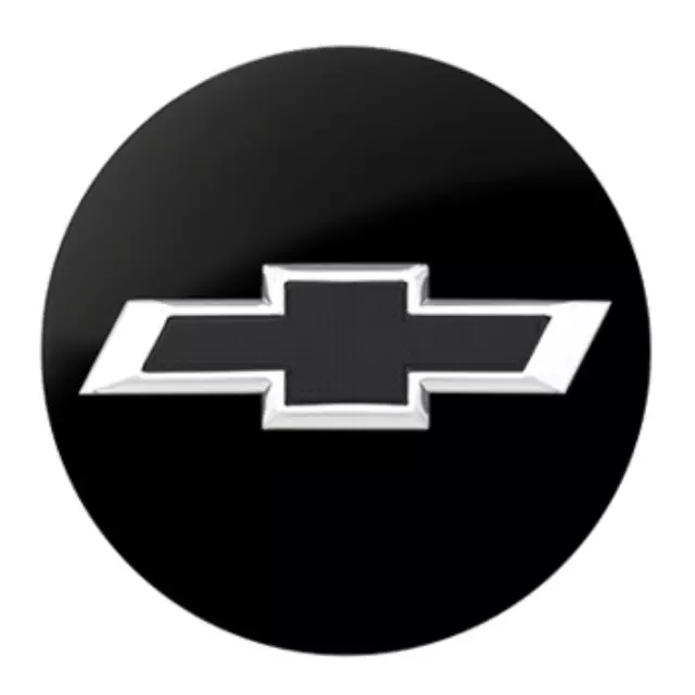 84266138 - Wheels: Wheel Center Cap, Black W\\/Black Bow-Tie Logo for Chevrolet: Blazer, Blazer EV, Colorado, Traverse Image