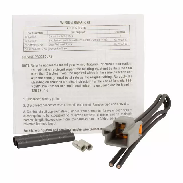 6U2Z14S411PB - : Wire Assembly for Ford Image