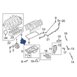 ML3Z6600A - Engine: Oil Pump for Ford Image