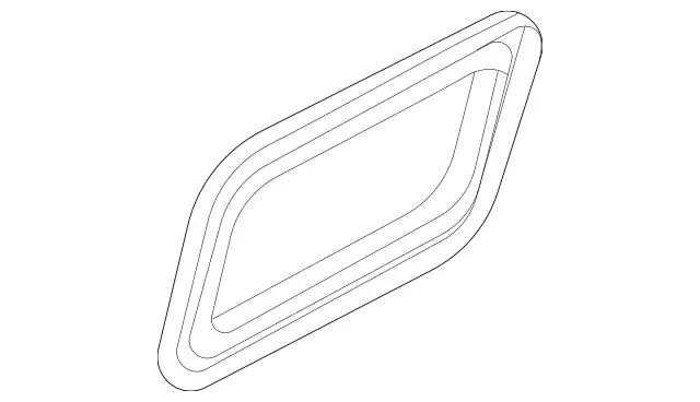 1678321300 - Heating and Ventilation: Flange Seal for Mercedes-Benz: GLE350, GLE450, GLE450e, GLE53 AMG, GLE580, GLE63 AMG S, GLS450, GLS580, GLS63 AMG, Maybach GLS600 Image image