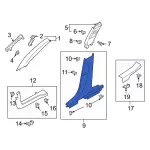 LJ6Z7824346AA - Body: Lower Center Pillar Trim for Ford: Escape Image