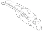20769416259F08 - Body: Trunk Lid Trim for Mercedes-Benz Image
