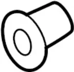 2639940U00 - Electrical: Mount Panel Grommet for Infiniti Image