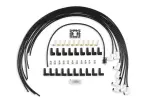 9001C - : Spark Plug Wire Set - Universal - 90 Deg White Ceramic Boots for ACCEL Image