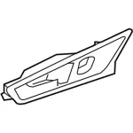 HT4Z5822600AB - : 2015-2018 Ford Edge - Handle, Inside for Ford: Edge Image