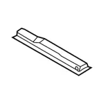 JC3Z6A023A - Body: Trans Crossmember for Ford: F-250 Super Duty, F-350 Super Duty, F-450 Super Duty Image