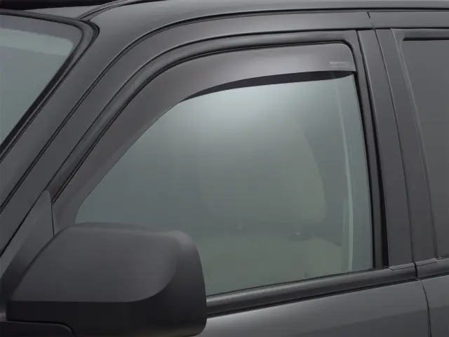 80463 - Exterior: Front Dark Smoke Side Window Deflector for WeatherTech Image
