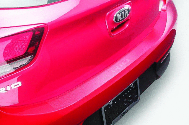 H9F28AU100 - Body: Rear Bumper Protector - Clear Applique for Kia: Rio Image