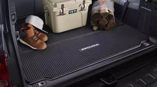 Sequoia 2PC Cargo Black All Weather Mats - Toyota (PT908-0C082-02)