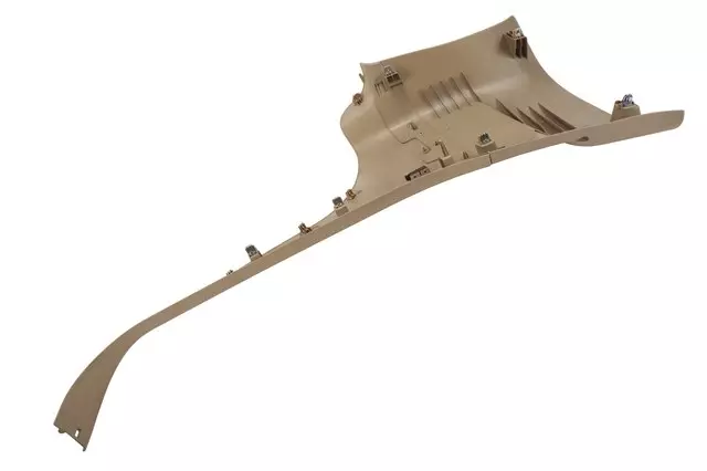 Light Cashmere Passenger Side Body Lock Pillar Garnish Molding - GM (22871333)