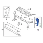 ML3Z8311D - Body: Side Shield for Ford Image