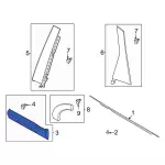 M1PZ7825557A - Body: Side Molding for Ford: Bronco Sport Image