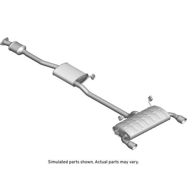 22878825 - : Muffler &amp; Pipe for Chevrolet: Captiva Sport Image