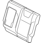 CJ5Z7866601EB - Body: Seat Back Cover for Ford: Escape Image