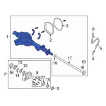 LC3Z4010D - Universals &amp; Rear Axle: Axle Housing for Ford: F-250 Super Duty, F-350 Super Duty Image