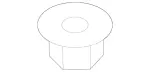 19907052 - Trim and Lining: Domed Cap Nut for Mercedes-Benz Image