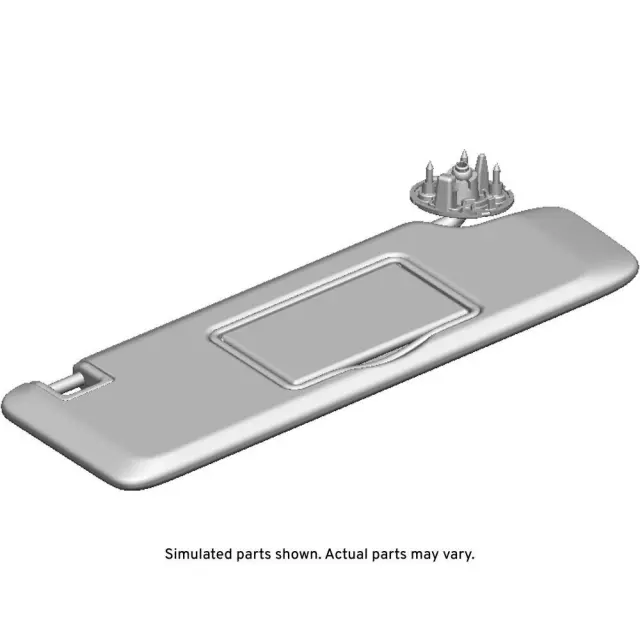 84443321 - : Jet Black Passenger Side Sunshade for Chevrolet: Camaro Image