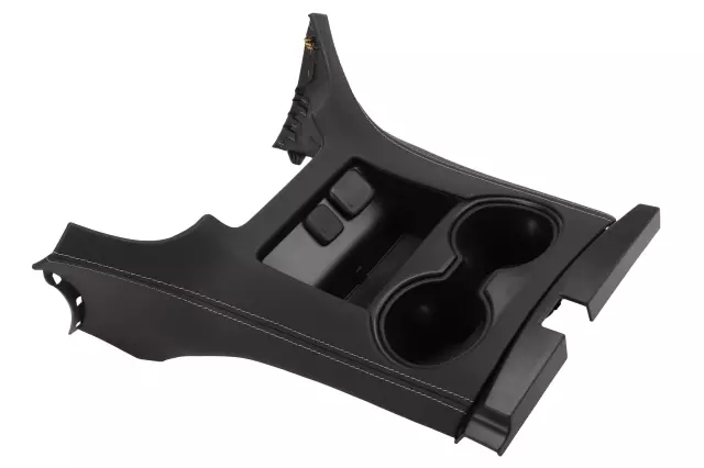 Black Front Floor Console Trim Plate - GM (84627085)