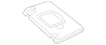 16681092007M90 - Body: Sun-Visor for Mercedes-Benz Image