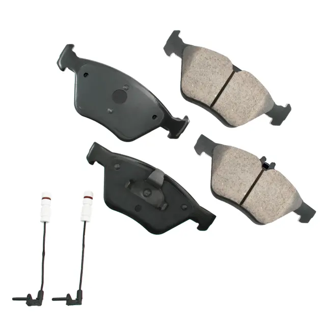 EUR853 - Brakes &amp; Brake Parts: Akebono EURO Ultra Premium Ceramic Disc Brake Pad Kit for AKEBONO Image