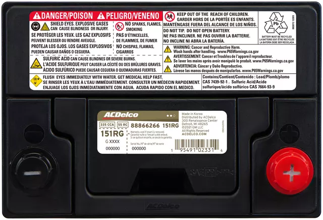 Vehicle Battery - ACDelco (151RG)