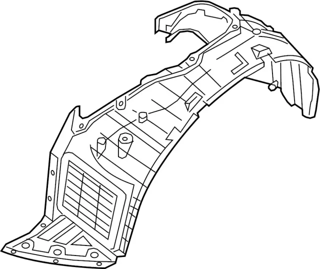638413JA0A - Body: Fender Liner for INFINITI: JX35, QX60 Image
