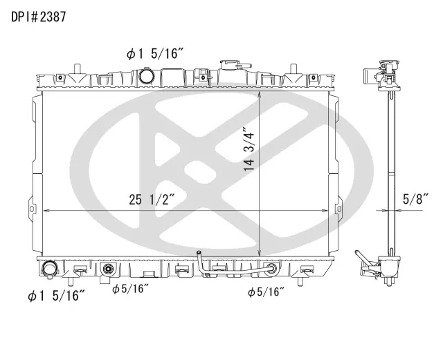 A2387 - : Koyorad Radiator for Koyo Image